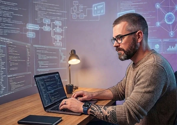 Isometric Digital Transformation Graphic