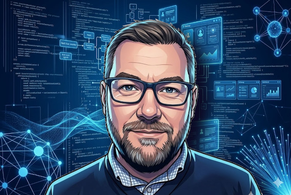 Isometric Digital Transformation Graphic